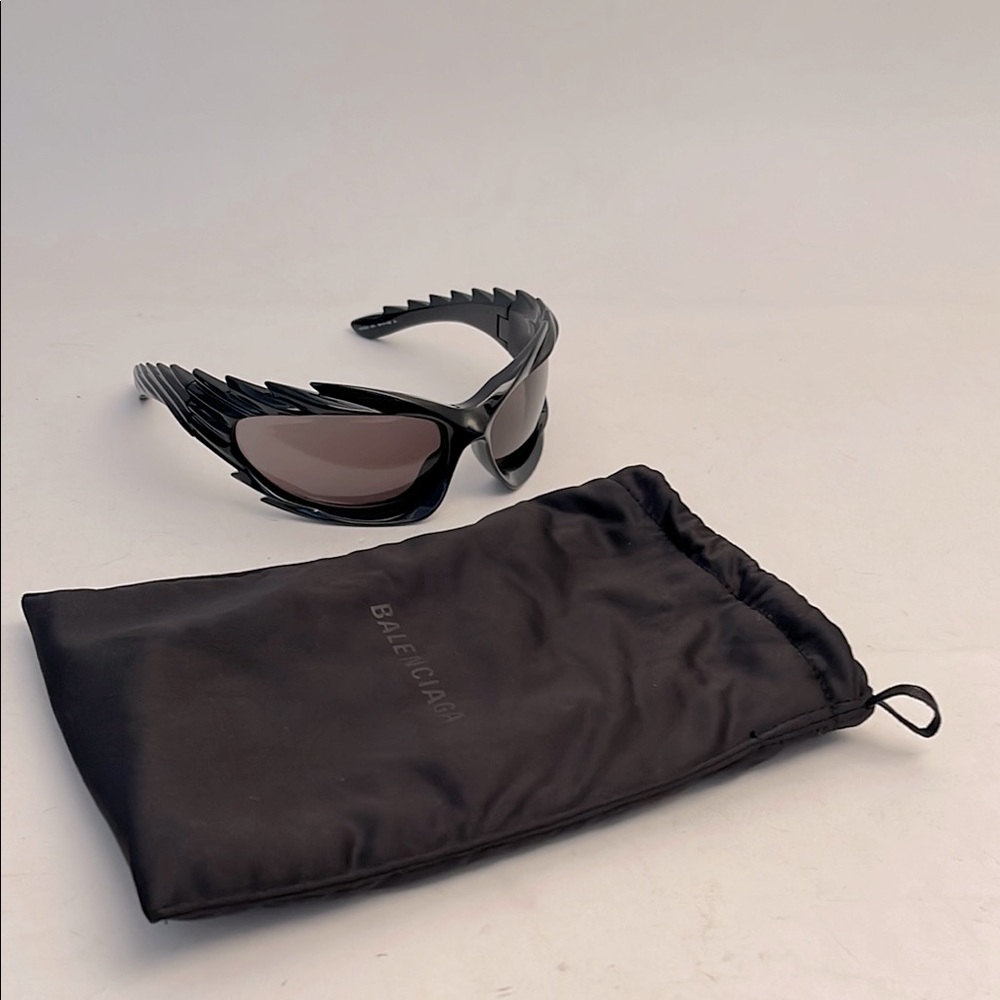 BALENCIAGA UNISEX SUNGLASSES BB0255S, zero flawes - Picture 2 of 11